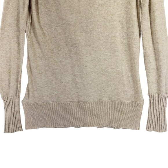 Costa Blanca cotton, nylon, angora Cardigan Knit Sweater color beige - large - Picture 6 of 15